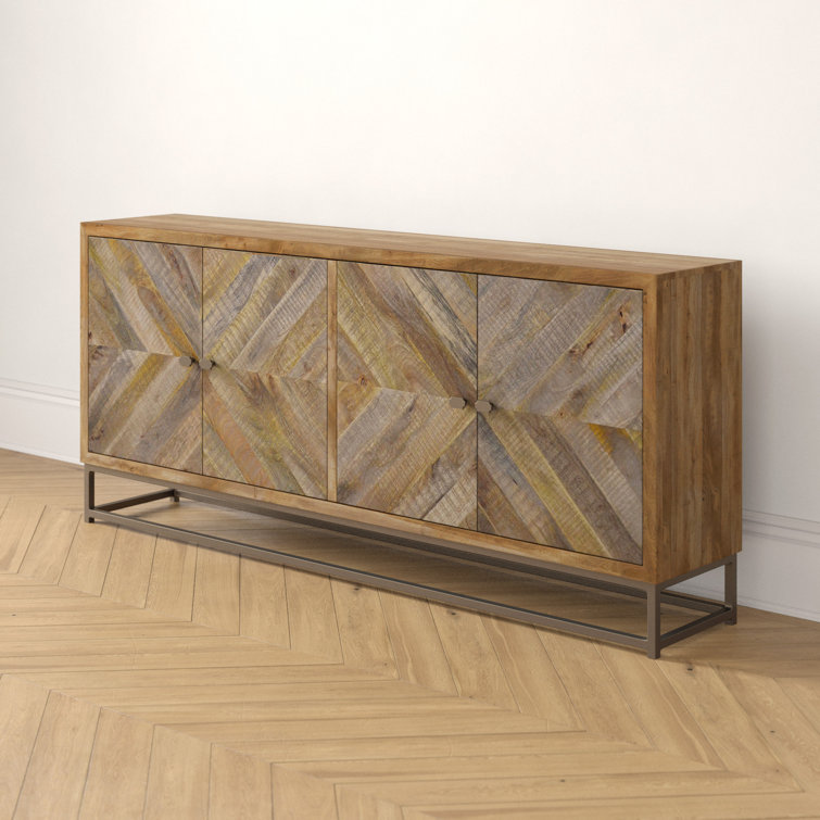 Corrigan Studio® Stratton 68" Wide Mango Wood Sideboard & Reviews